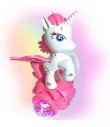 Dancing Unicorn Toy with Lights and Music, 360 Degree Rotating Musical Dancing Unicorn Horse for Kids, Bump and Go Toy for Kids Multicolor (Dancing Horse)